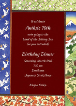 Japanese Holiday Invitations