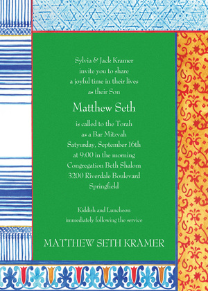 Star Of David Pink Invitations