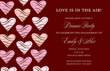 Fascinating Hanging Love Invitations