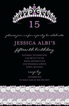 Princess Celebration Birthday Invitations