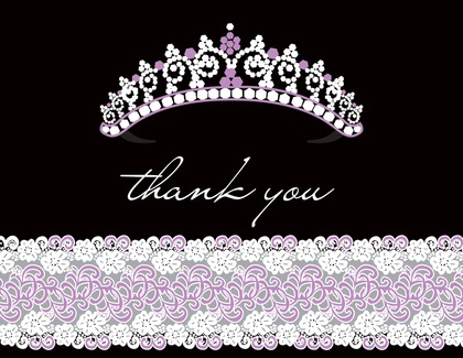 Your Highness Princess Thank You Cards