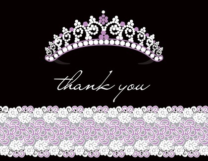 Your Highness Princess Thank You Cards