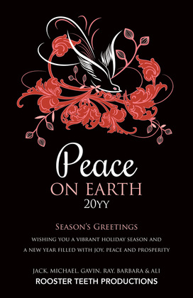 Corporate Peace Wishes Greeting Cards