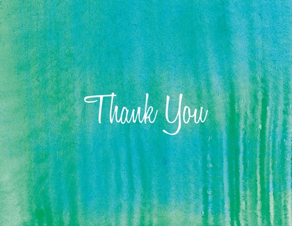 Modern Lavender Watercolor Thank You Cards