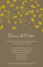 Vibrant Autumn Leaves Invitation