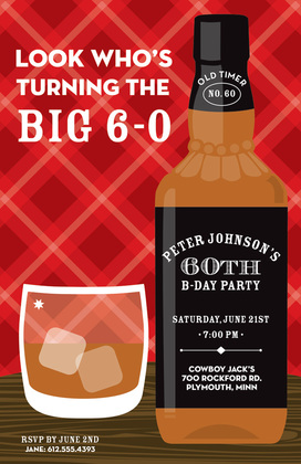 Customize Your Whiskey Party Invitations