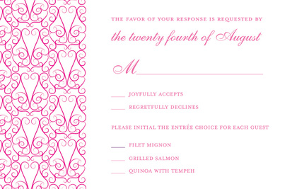 Importance Dove Design Gateway RSVP Cards