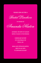 Ampersand Engaged Navy Flirt Invitations