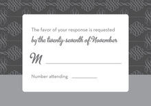 Introducing Modern Grey RSVP Cards
