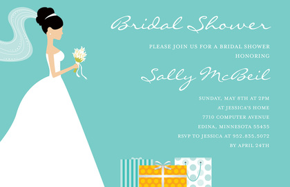 Gifts Everywhere For Bride Bridal Shower Invitations