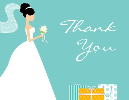 Gifts Everywhere For Bride Thank You Cards