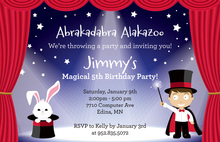 Show Some Magic Trick Invitations