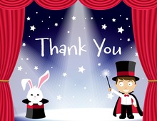 Abrakadabra Magician Thank You Cards