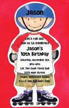 Roller Skates Invitation