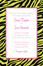 Safari Life Animal Spirit Invitation