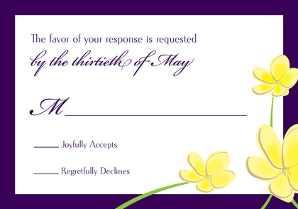 Yellow Plumeria Whimsy Enclosure Cards