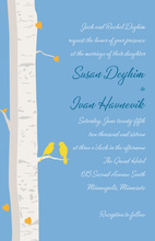 Creative Wedding Birds Invitation