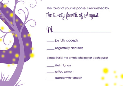 Night Swirl Purple Enclosure Cards