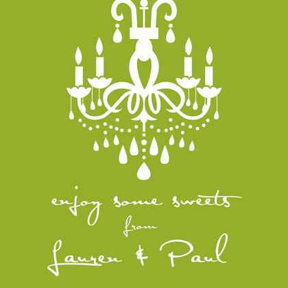 Modern Chandelier Formal Green Rehearsal Invitation