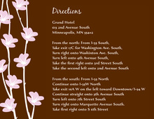 Floral String Stylish Chocolate Enclosure Cards