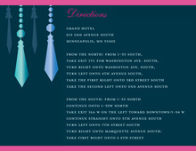 Retro Chandelier Blue Enclosure Cards