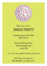 Retro Fun Disco Party Invitations