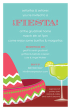 Sombrero Heads Invitation