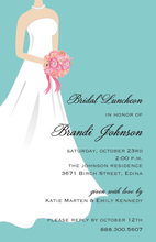 Very Special Day In Charcoal Bridal Shower Invitations