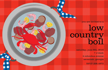 Lobster Boil Madness Invitation