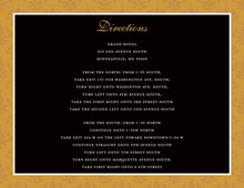 Formal Gold Damask Enclosure Cards