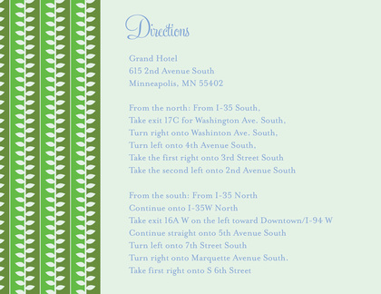 Beautiful Pink-Orange Leaves Enclosure Cards