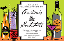 Martini Witch Invitations