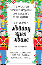 Holiday Party Nutcracker Invitations