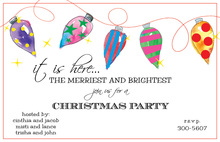 Christmas Lights Decoration Invitation