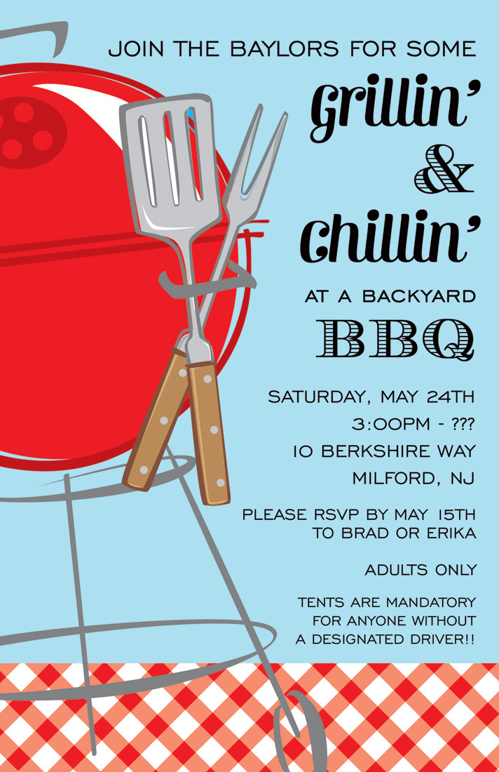Summer Bbq Invitation Template