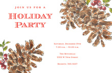 Pinecones Invitation