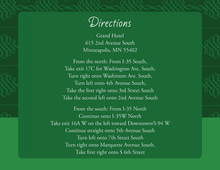 Elegant Swirl Dark Green Enclosure Cards