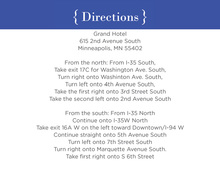 Blue Trendy Enclosure Cards