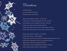 Blue Winter Snowflakes Enclosure Cards