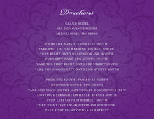 Modern Purple Flourish Enclosure Cards