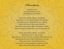 Modern Gold Flourish Enclosure Cards