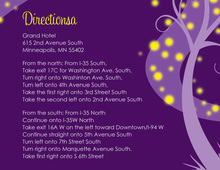 Night Swirl Purple Enclosure Cards