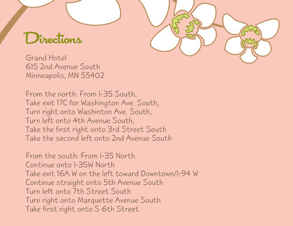 Modern Orchid Pink RSVP Cards