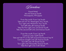 Black Border Purple Enclosure Cards