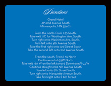 Black Border Blue Enclosure Cards