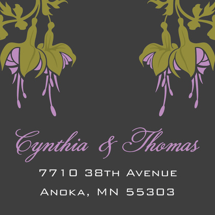 Romantic Lavender Flower Thank You Cards