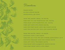 Swaying Palms Green Enclosure Cards