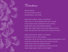 Swaying Palms Purple Enclosure Cards