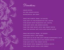 Swaying Palms Purple Enclosure Cards