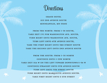 Sentimental Blue Tropics Enclosure Cards